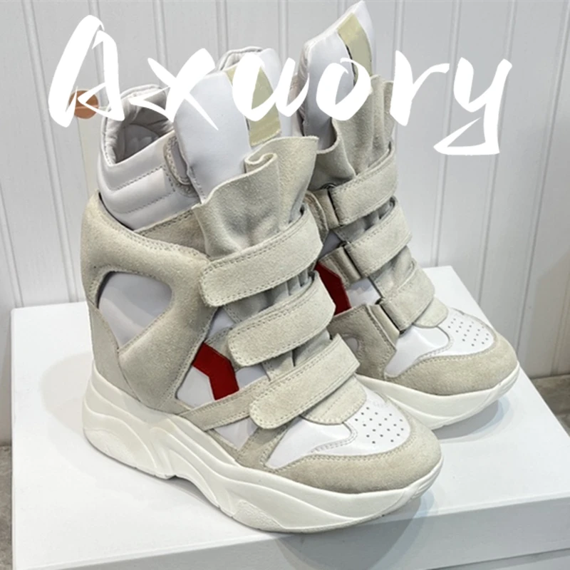 2023 New Women Boots Elevated Design Solid Color Extra Large Size 41 Genuine Leather Winter Style