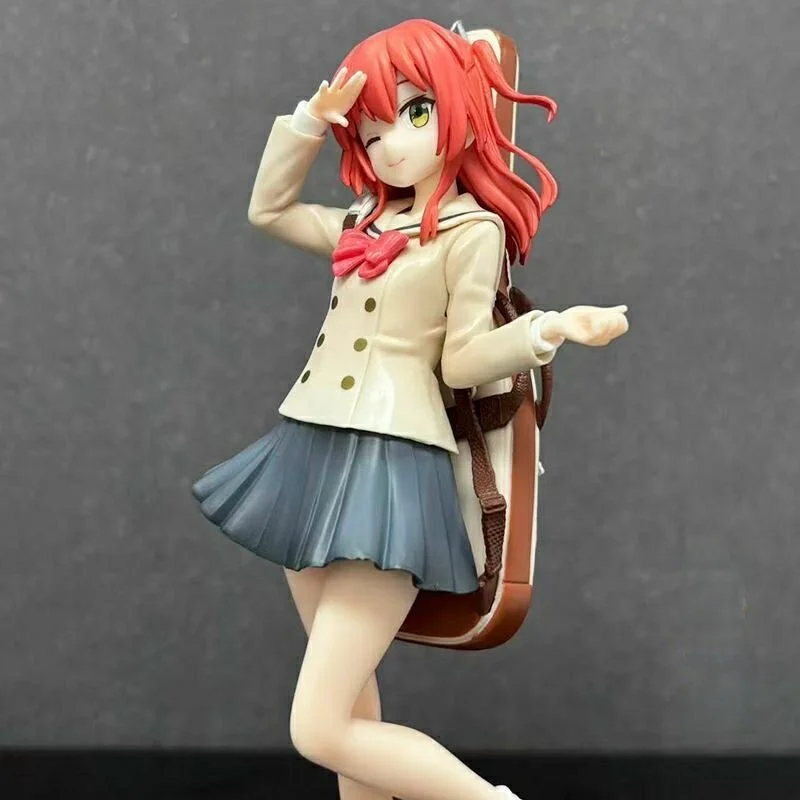 Bocchi The Rock Kita Ikuyo Anime Figure Pvc Model Beautiful Girl Desktop Ornament Computer Case Decor Gift For Anime Collectors
