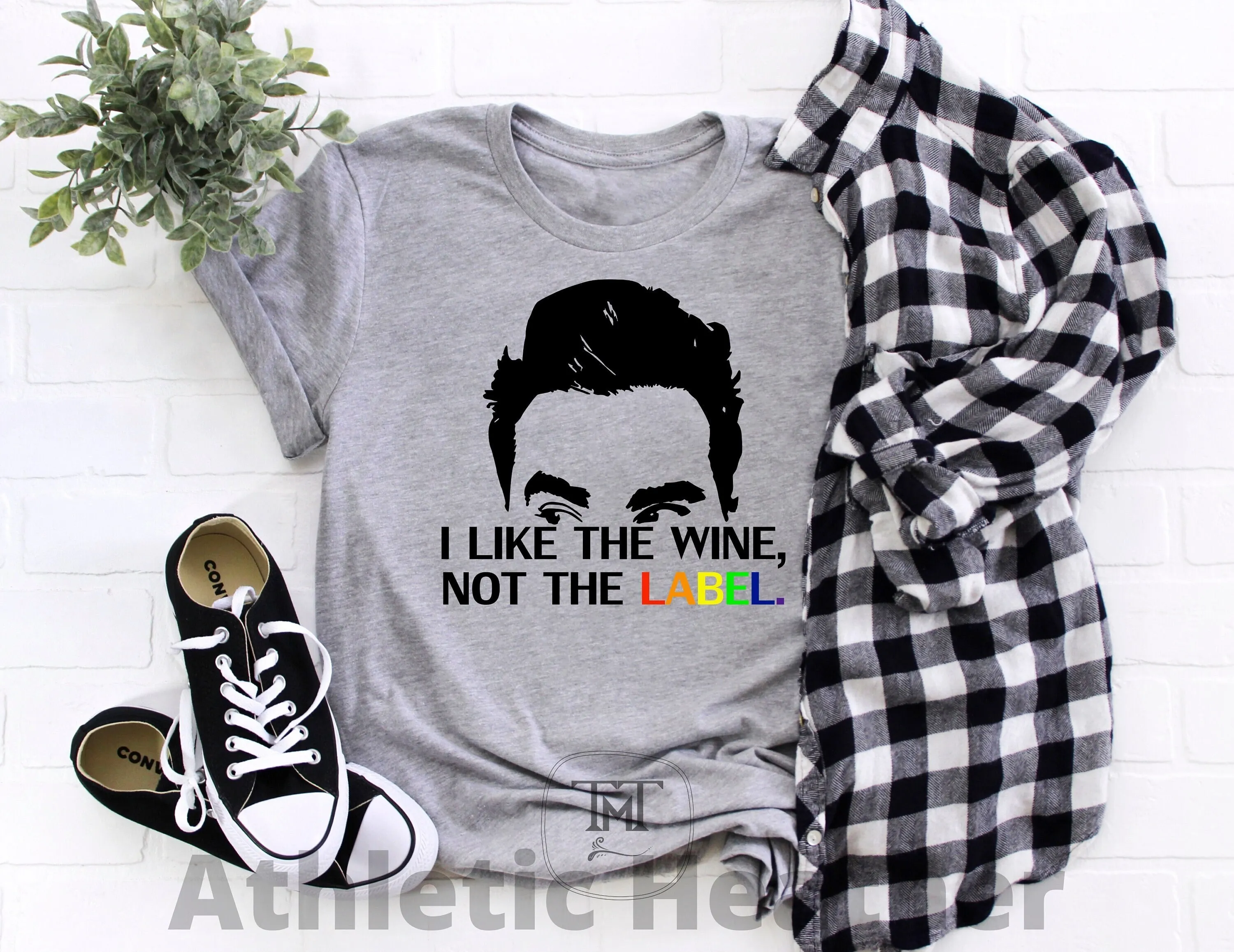 I Like The Wine Not Label T Shirt Lgbt Flag David Rose Creek Lgbtq Pride Event Into Month