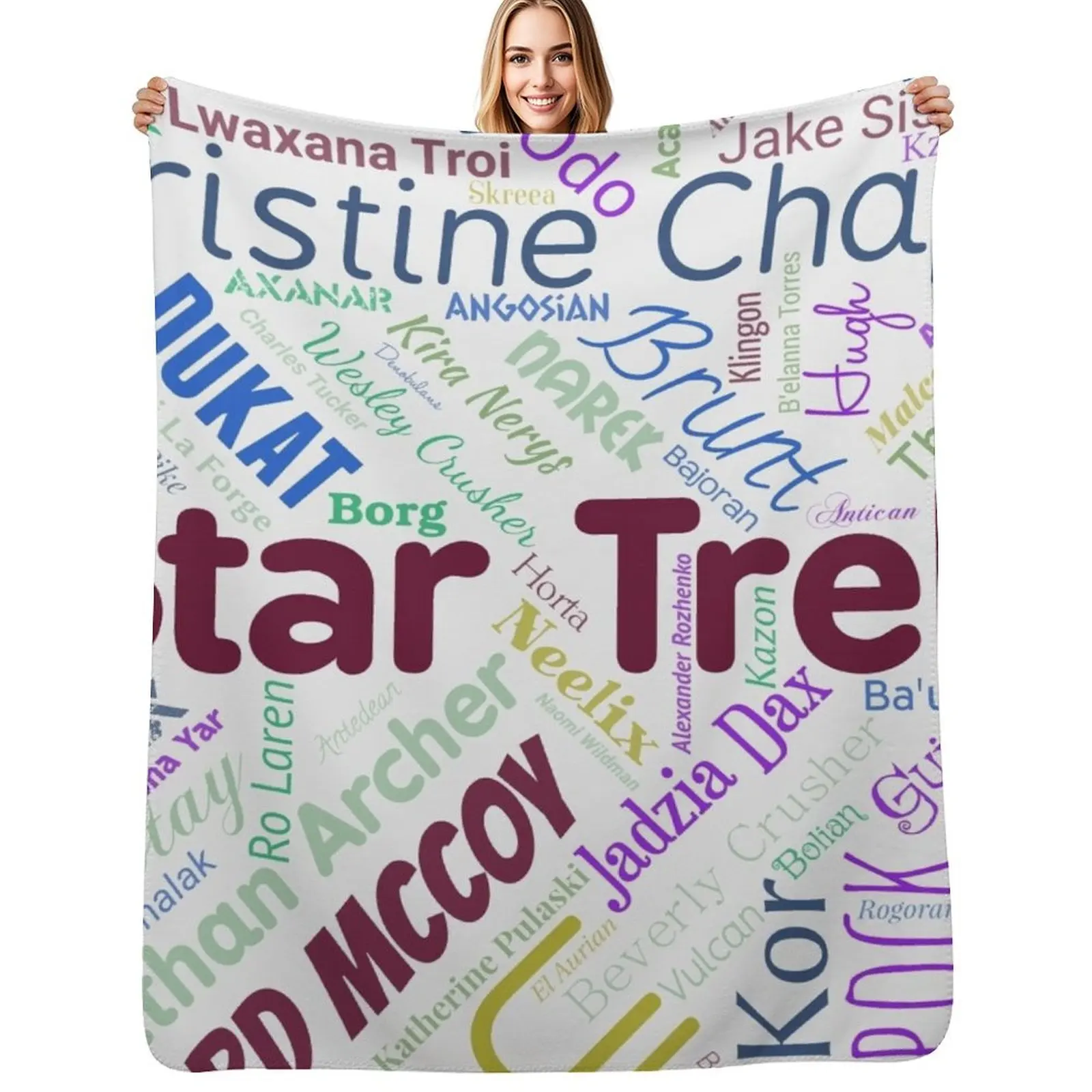 

Where No Man Has Gone Before Throw Blanket Soft Home Decor Blanket for Couch Bedroom