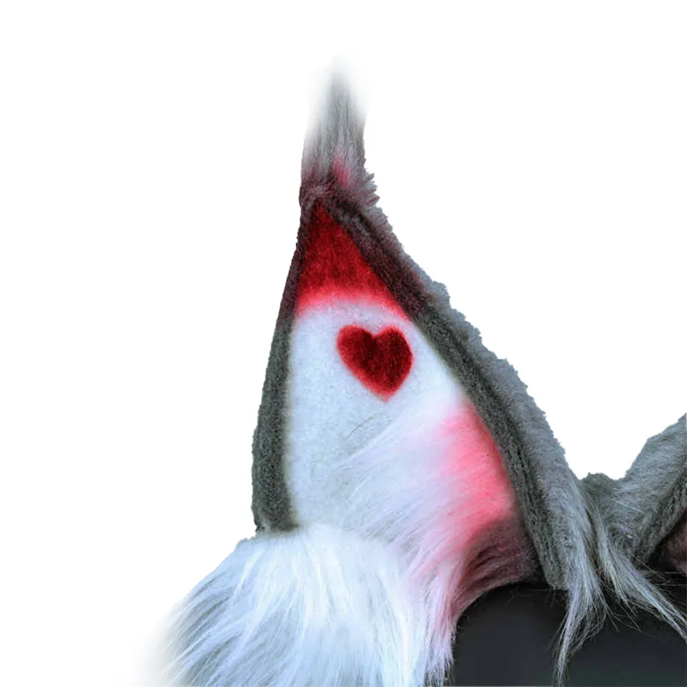 Husk Cosplay Plush Cat Ear Headband Anime Otaku Style Costume Roleplay Party Disguise Halloween carnival Accessory Unisex Adult view 5