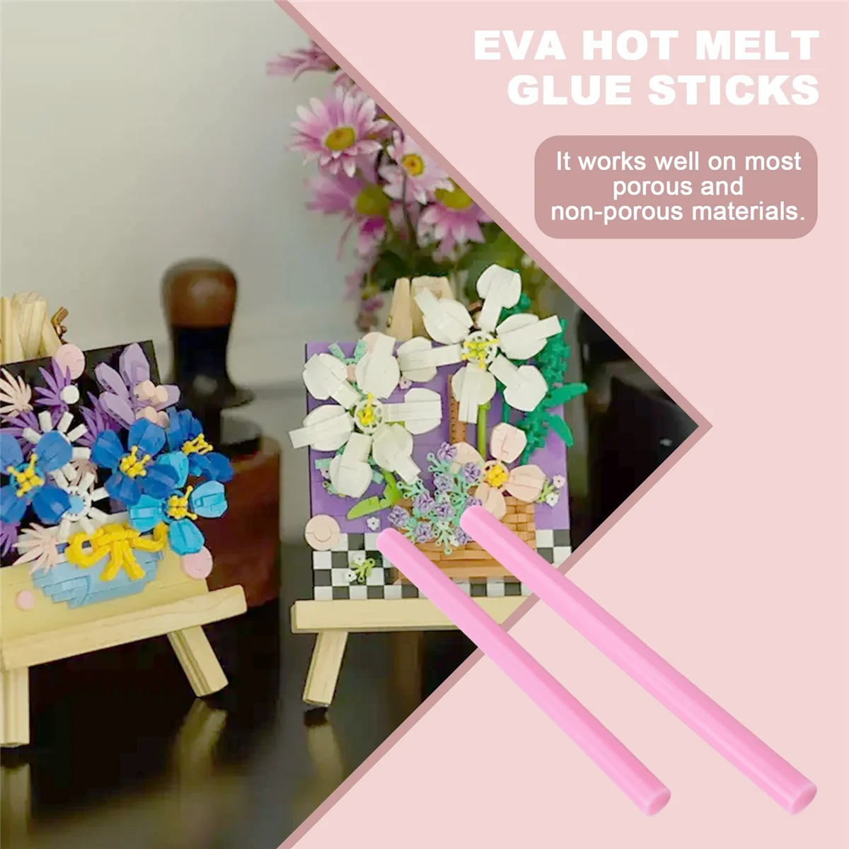 ABAZJ 10 個 100 ミリメートル x 7 ミリメートル接着剤ホットメルト接着剤スティックホットメルトグルーガン用ピンク
