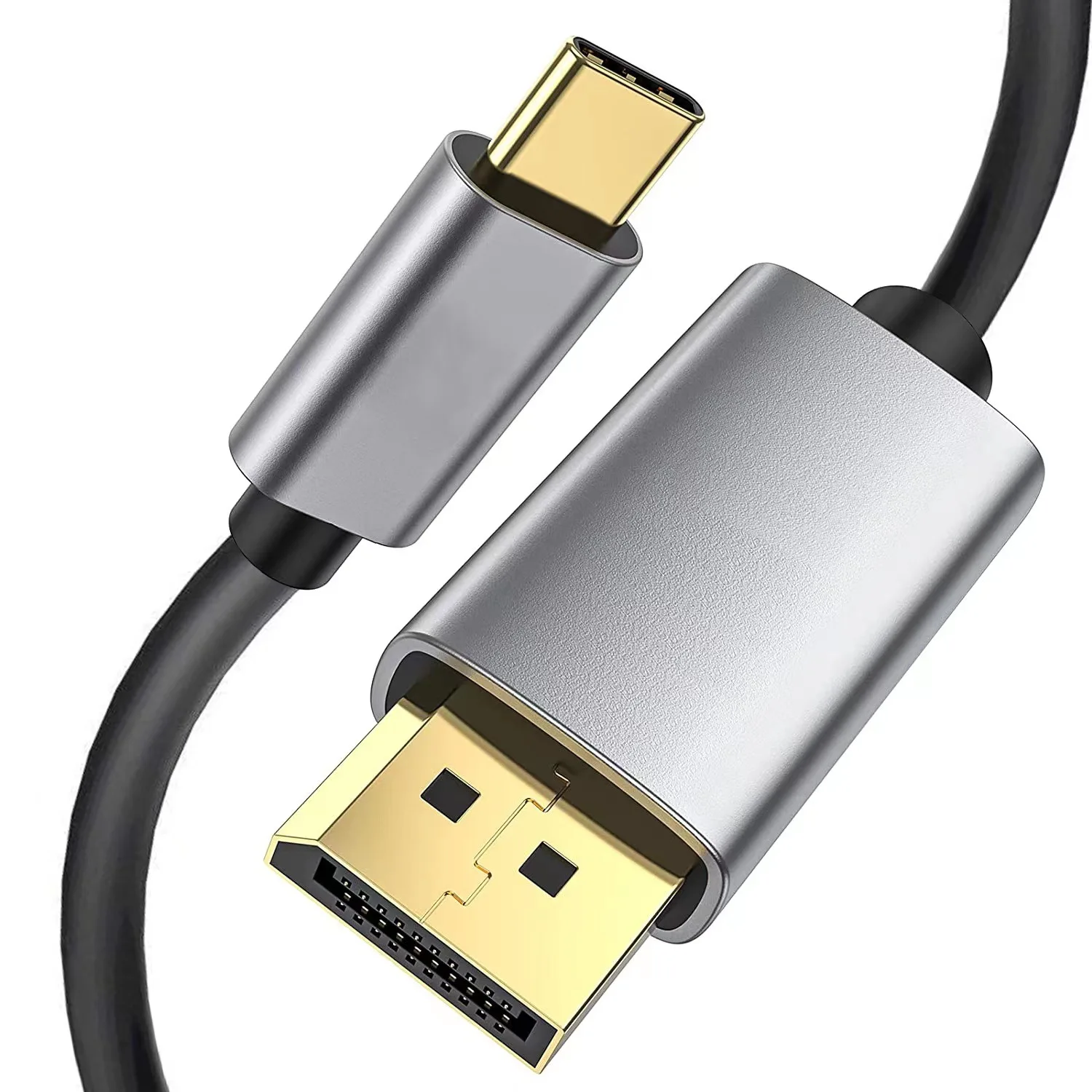 2M Usb C Naar Dp 1.4 32.4Gbps 4K @ 240Hz 8K @ 60Hz Type-C Naar Displayport Kabel Compatibel Met Iphone15 Thunderbolt3 Laptop Monitor