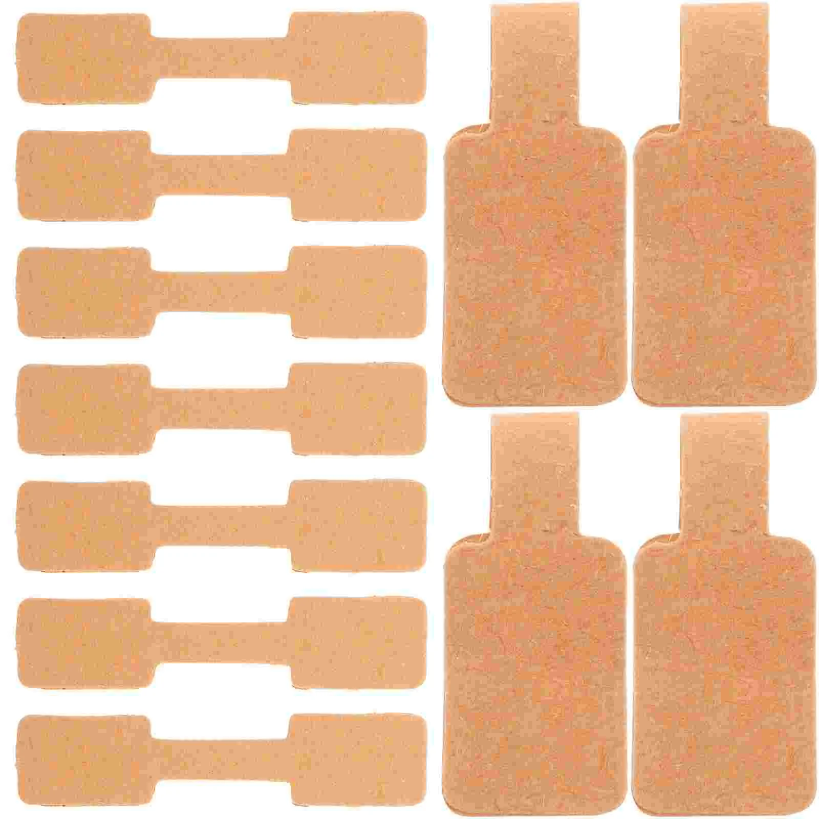 Kraft Paper Tags Label The Ring Price Rings Blank Necklace Hanging White Sticker Labels