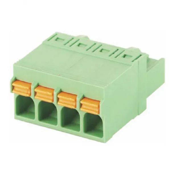 for PCB Plug-in male Terminal Block green pluggable wire connector CE approval