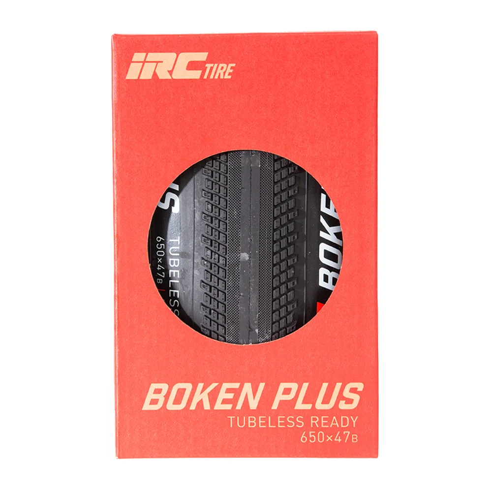 IRC BOKEN PLUS 650x 700x 40C 42C 47C ROAD BICYCLE TIRES Tubeless 650B 700C Ultra Light  Kevlar BIKE GRAVEL TYRE 40-622 47-584