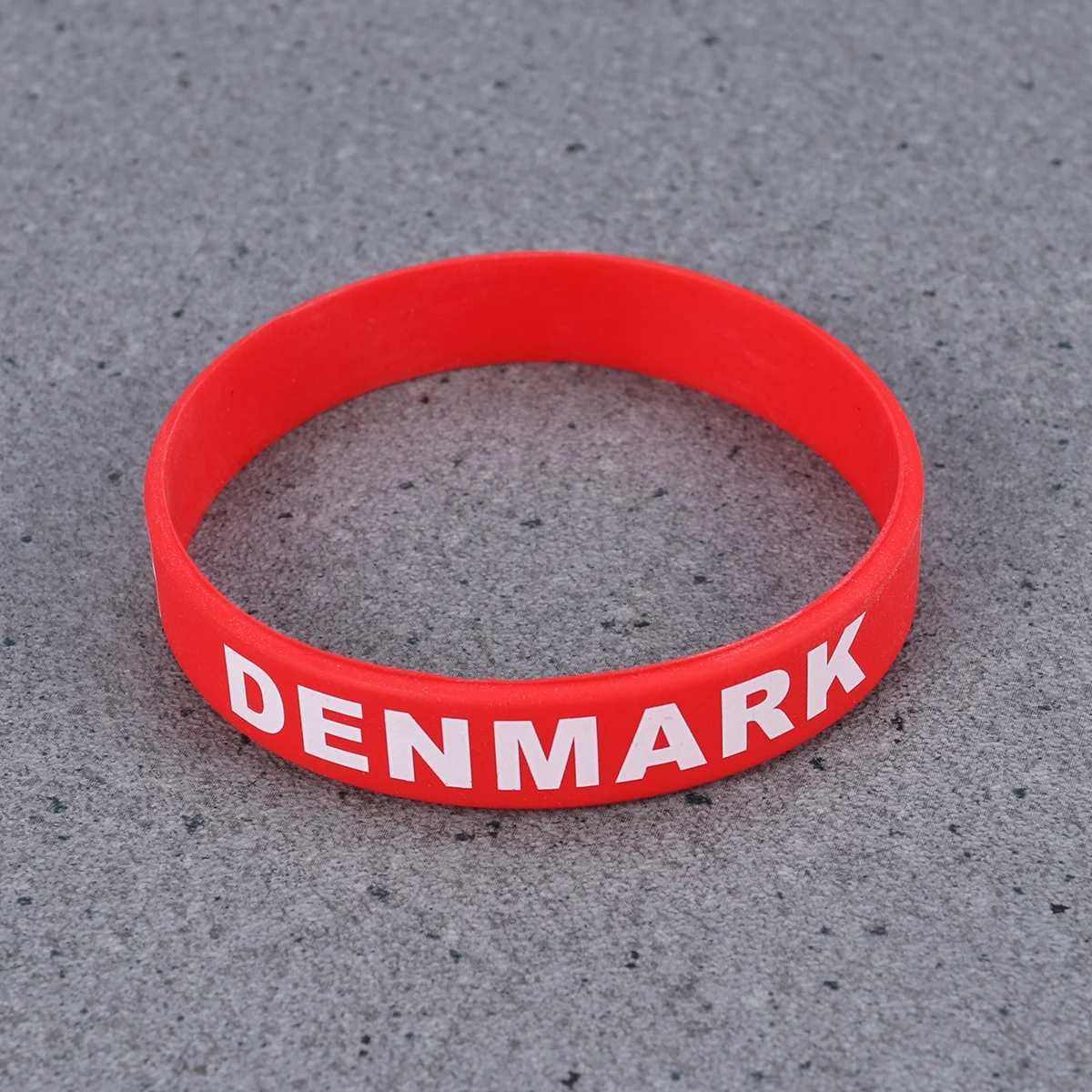 

6 Pcs Silicone Bracelet Cheer for Your Country Wristband Events Wristbands Games Football Rubber Bracelets
