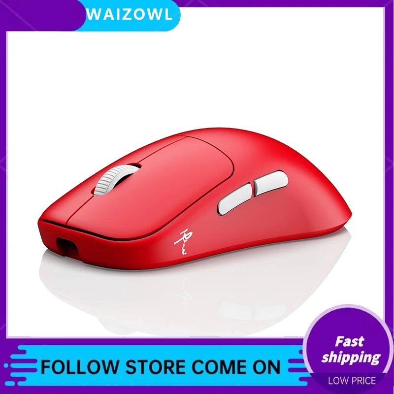 

Беспроводная Bluetooth-мышь Waizowl Cloud 2,4 г, симметричная игровая мышь 3395, игровая мышь для киберспорта, легкий вес для третьего экзамена