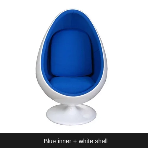 Nordic Living Room Single FRP Egg Chair FRP Shopping Mall Personality Pointed Ball round Leisure Creative Massage Armchair