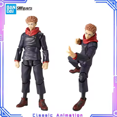 【Original】Bandai SHF Anime Spell Return Series Jujutsu Kaisen YUJI ITADORI [BEST SELECTION] Itadori Yūji Action Figures Ornament