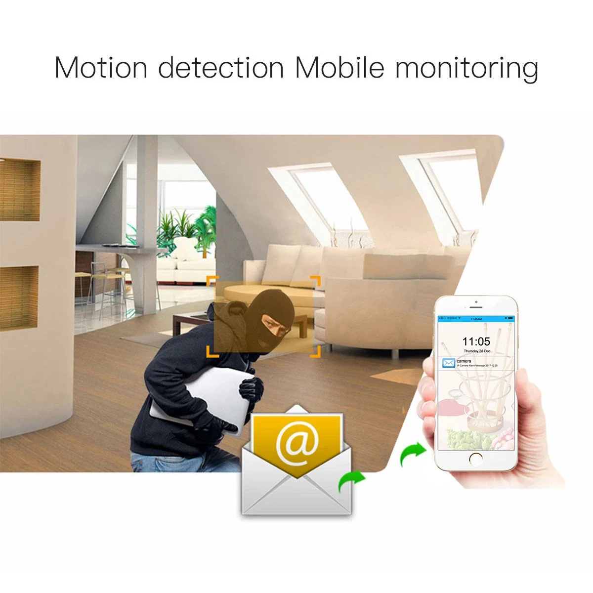 AZISHN 4MP 1080P IP Camera H.265AI Audio Record CCTV Camera Waterproof Outdoor Home Security Video Surveillance