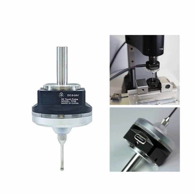 V6 Anti-Roll 3D Touch Probe CNC Edge Finder 3-Axis Centering Sensor For CNC Engraving Router