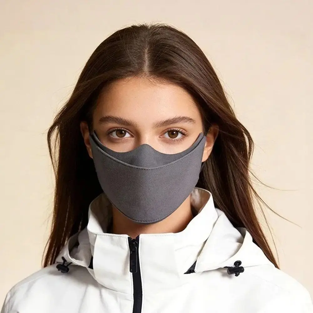 

High Quality Fashion Piled Lining Warm Mask Partitioned Thermal Water Drinking Mask Anti-cold Windproof Anti-sun Mask Unisex
