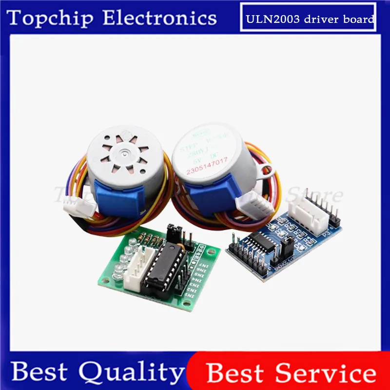 DC 5V 12V 28BYJ-48 Silnik krokowy z przewodem 25cm Redukcja Silnik krokowy 4-fazowy z płytą sterownika ULN2003 Arduino Diy Kit