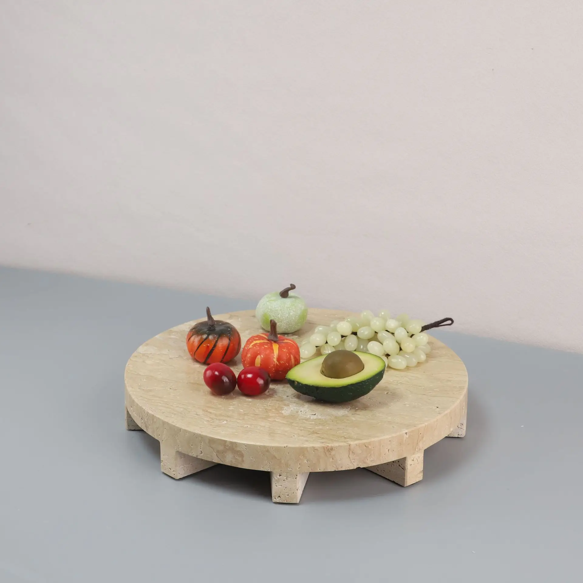 Modern silent wind tunnel stone tray, ornament living room, soft home accessories