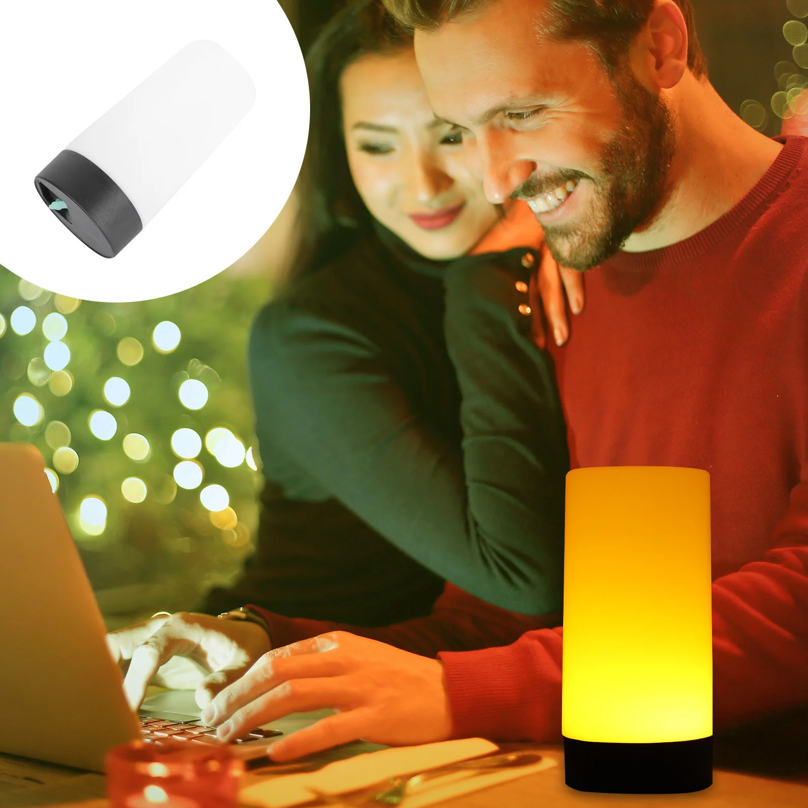 

1Pcs Innovative LED Charging Bar Table Lamp Cylindrical Night Light for Bedroom Decor LED Lamp Cylindrical Lamps