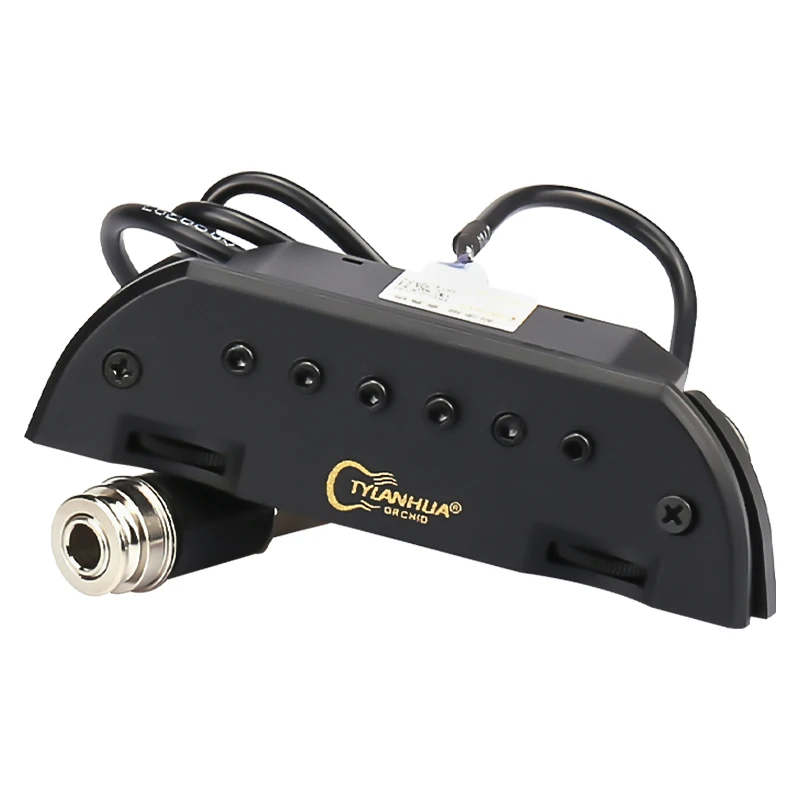 

Skysonic T-903 Active Acoustic Guitar Soundhole Pickup Magnetic Mic Dual Pickup System Excellent Bass & Mid-range Response