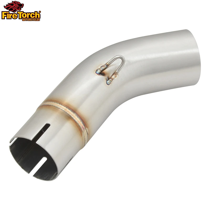 Slip On For Suzuki GSXS1000 GSXS1000F 2015 - 2021 Motorcycle Exhaust System Escape Moto Modified Link Pipe Connect 51mm Muffler