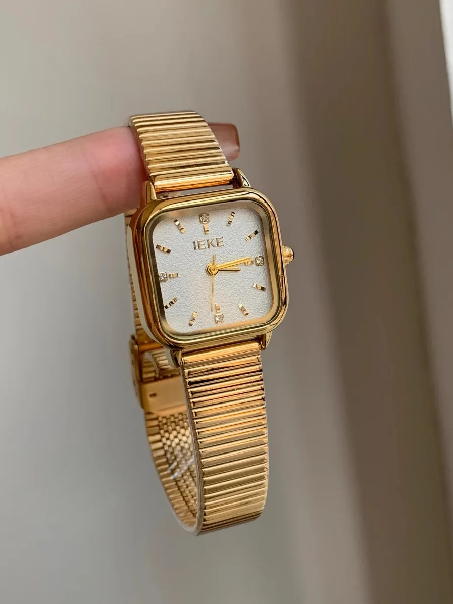 Korean Style Square Dial Watch, Women'S Fashionable, Simple, Sophisticated, And Versatile. A High-End Selection Of Watches.