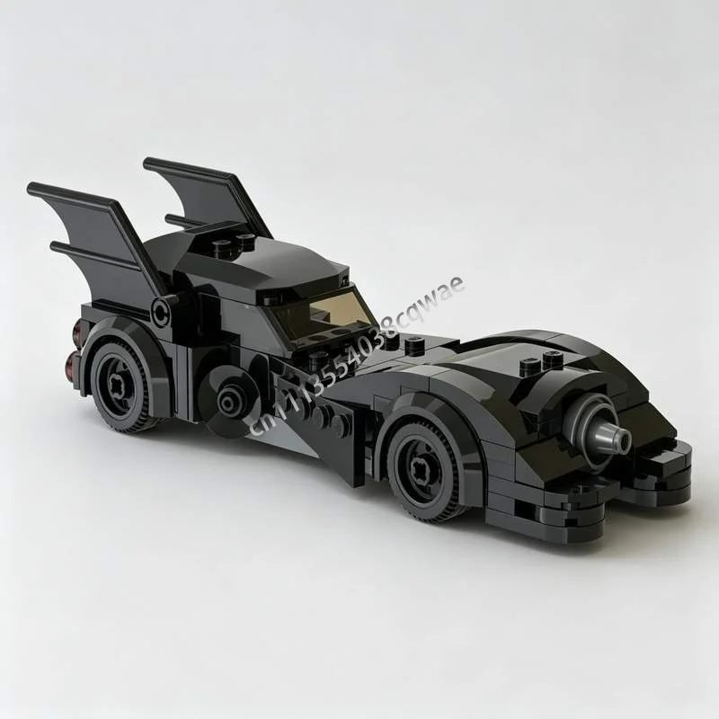 149PCS Batmobile 6-Wide 1989 Inspired Vehicle MOC Model Custom Building Blocks DIY Assembly Puzzle Collectible Toy Display Gift