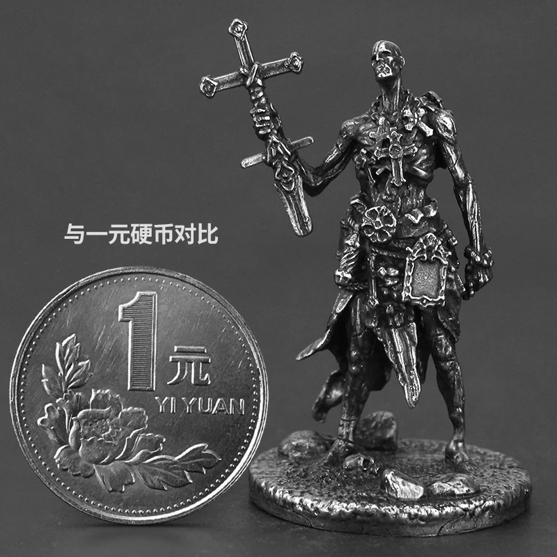 Metall Gravedigger Soldat Modell Action-figuren Spielzeug Brettspiel Stücke Desktop Auto Innen Miniatur Ornament Zubehör Geschenke