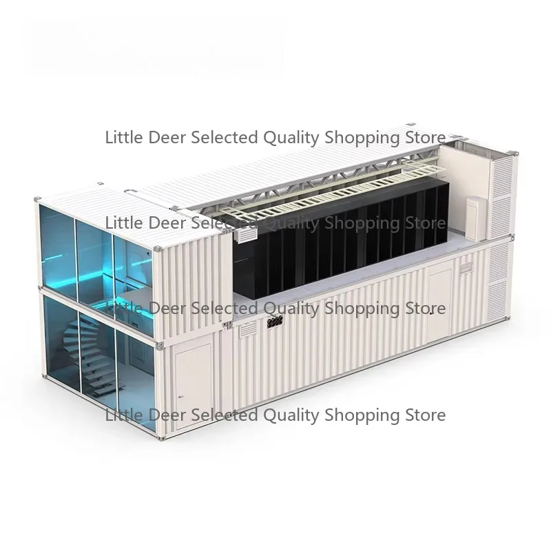 custom One Stop Solutions Air Cooling Mobile Modular Container PDU Mining Data Center For S19 S21 S21Pro T21