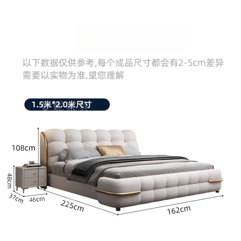 منظم غرفة النوم، أدراج فاخرة، تنجيد كوين، لوح رأسي للسرير، منضدة Camas De Dormitorio، أثاث منزلي #5