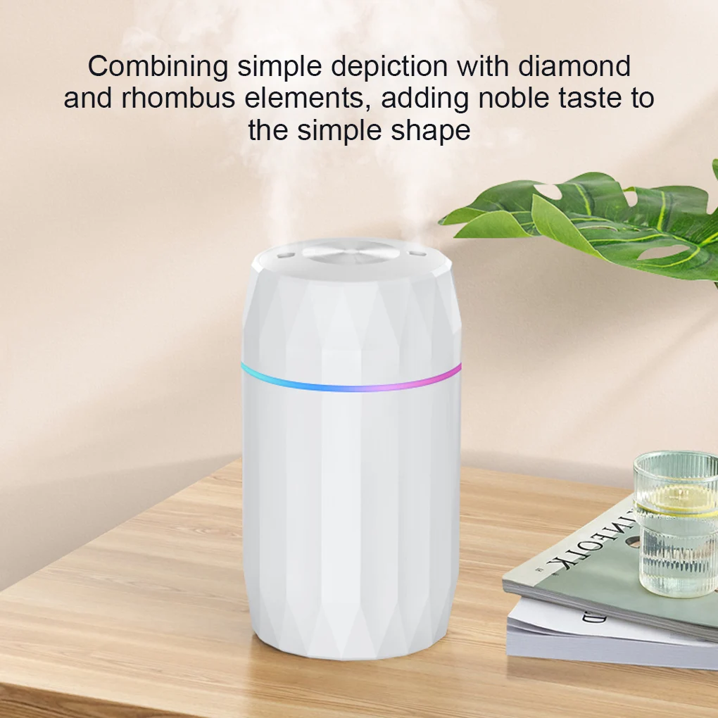 가습기 1200ml 쿨 미스트 메이커 나이트 라이트 미니 아로마 디퓨저 침실 거실용, 그린, 더블 노즐