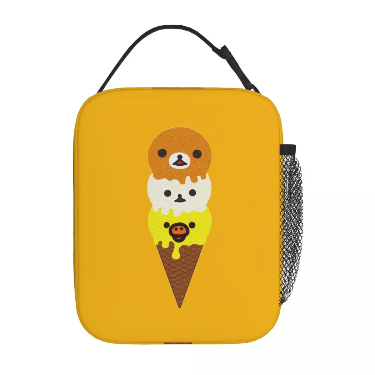 Lunch Boxes Ice Cream Rilakkuma And Korilakkuma Kiiritori Accessories Storage Food Box Y2K Cooler Thermal Lunch Box For Work