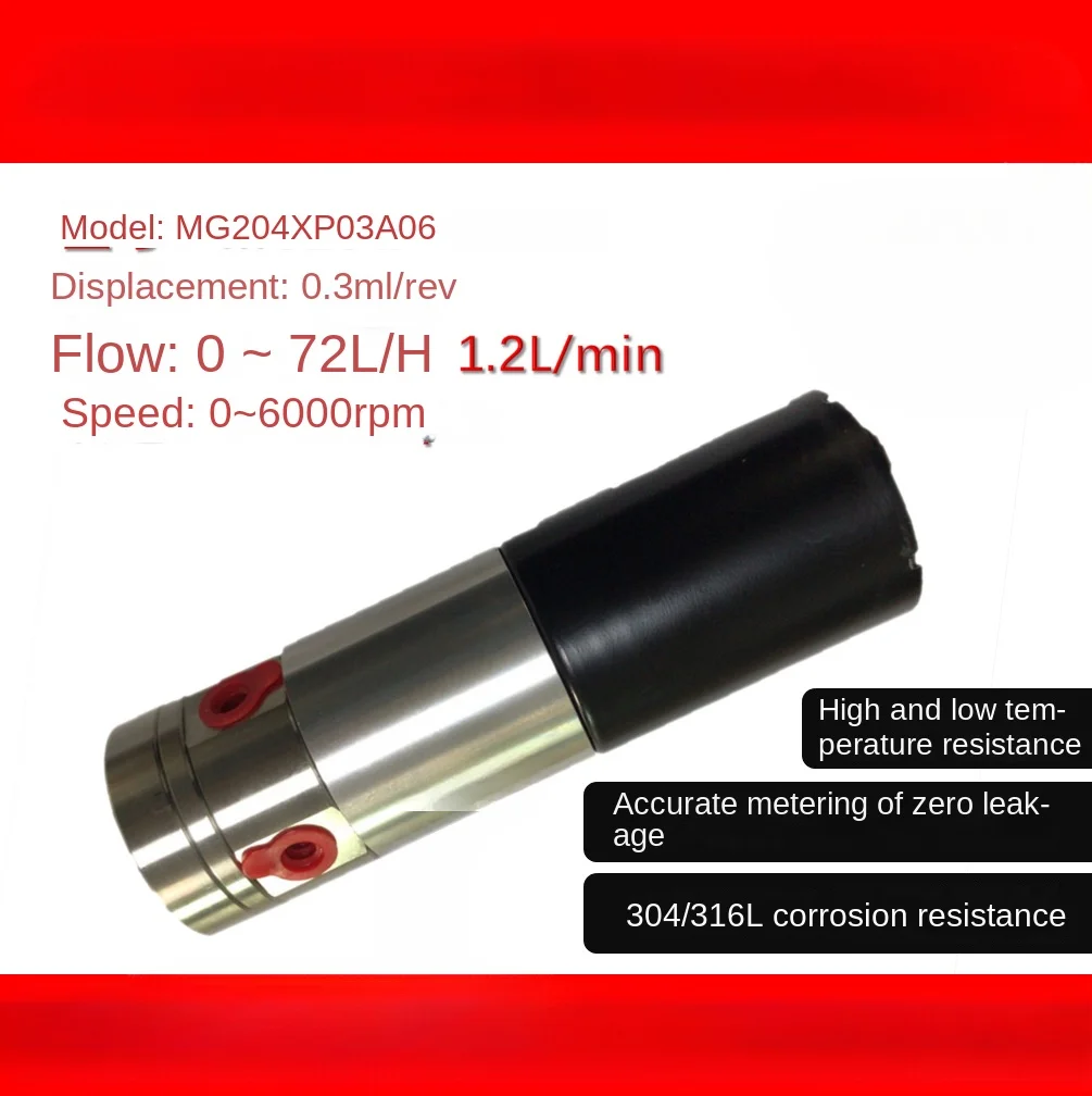 A06 Gear Water Oil Micro Magnetic Pump 0 Leaked Stainless Steel