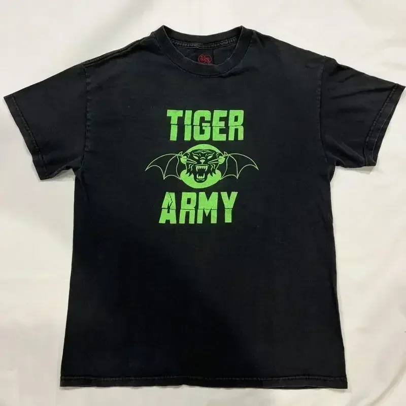 Vtg Tiger Army Band T Shirt Cotton For Men S 4Xl Us794