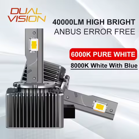 40000LM D1S LED Headlight HID D1S D3S D2S D4S D5S 6000K 8000K Ice Bulbs D8S D1R D2R D3R D4R D1C D2C D3C Canbus Decoder 35W 12V