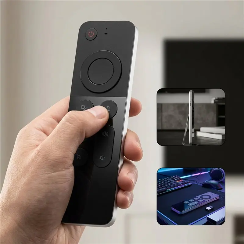 B04C-W3 2.4G Wireless Voice Air Mouse Remote Controller Mini Keyboard For Android TV BOX / Windows / Gyroscope Remote