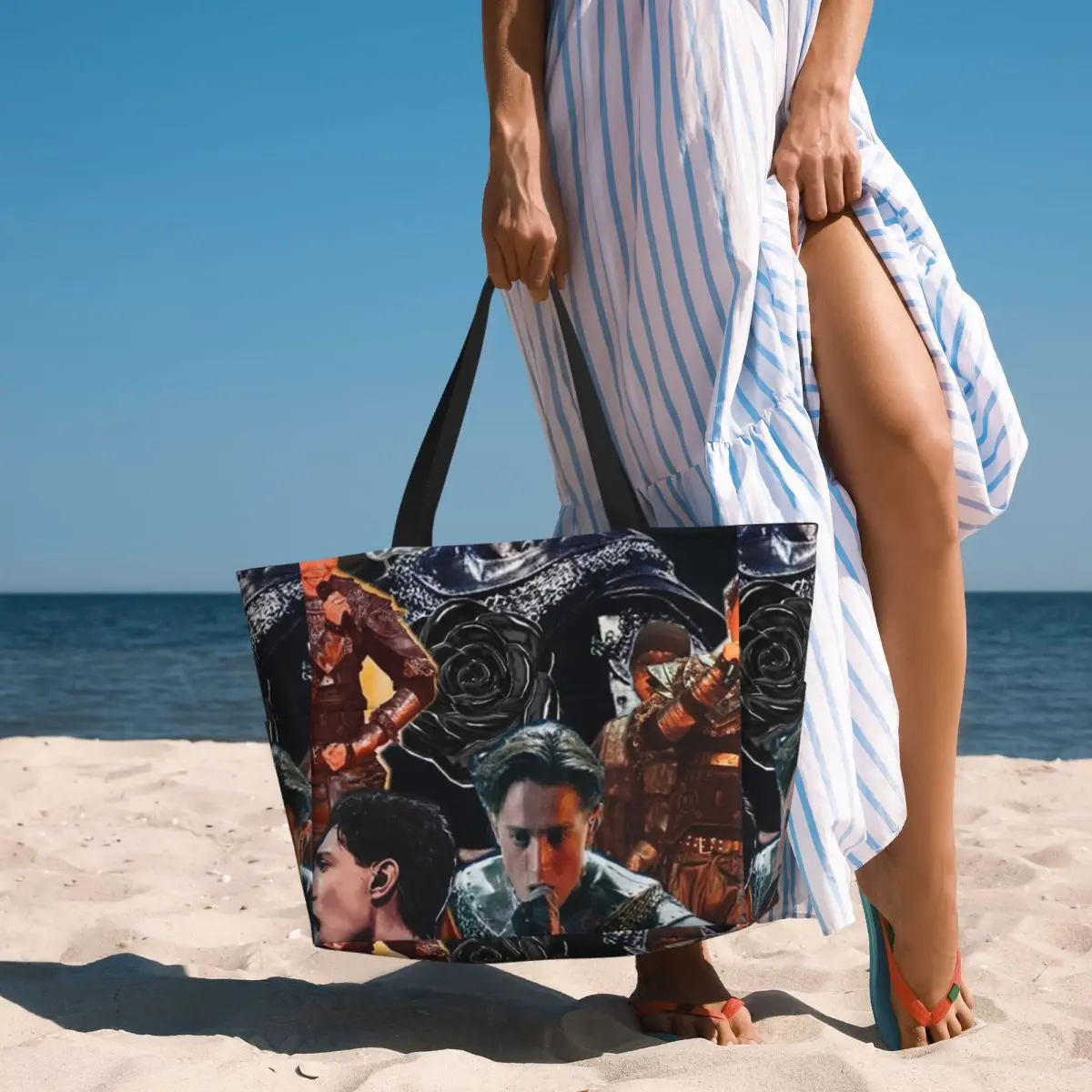 Kyle Alessandro Beach Tote Bag Sport Gym Yoga Duffle Large Tote Bag Women Travel Bag Fitness bag