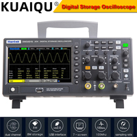 DSO2C10 DSO2D10 DSO2D15 Digital Storage Oscilloscope 2-channels 150MHz 1GSa/s 8Mpts Signal Generator Voltmeter Frequency Meter