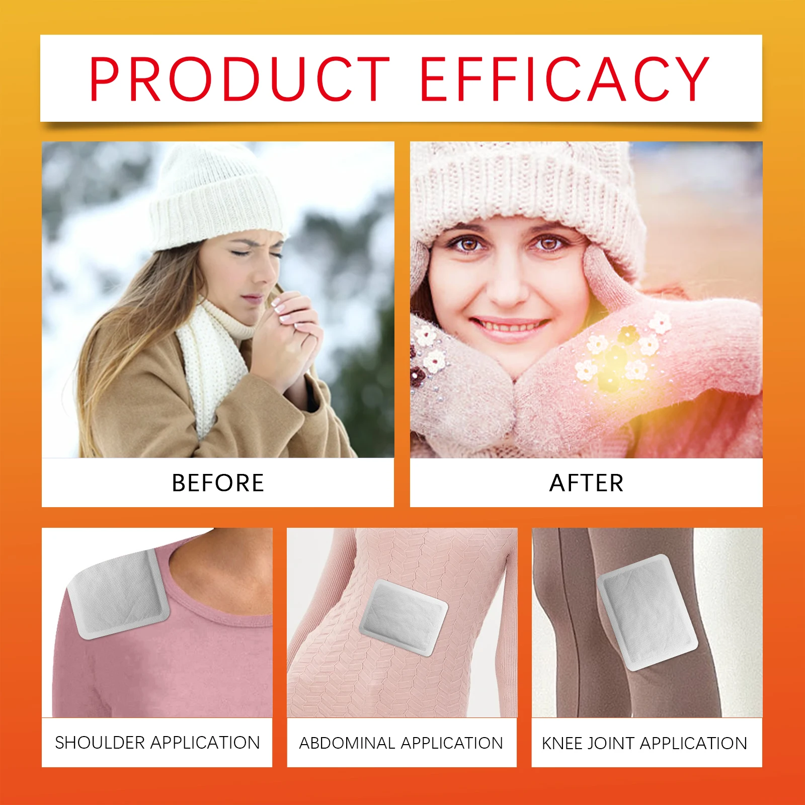 رقعة أطفال دافئة محمولة، تسخين ذاتي، تسخين سريع، رقعة أطفال دافئة، حماية من باردة الشتاء، رقعة دافئة تدوم طويلاً #2