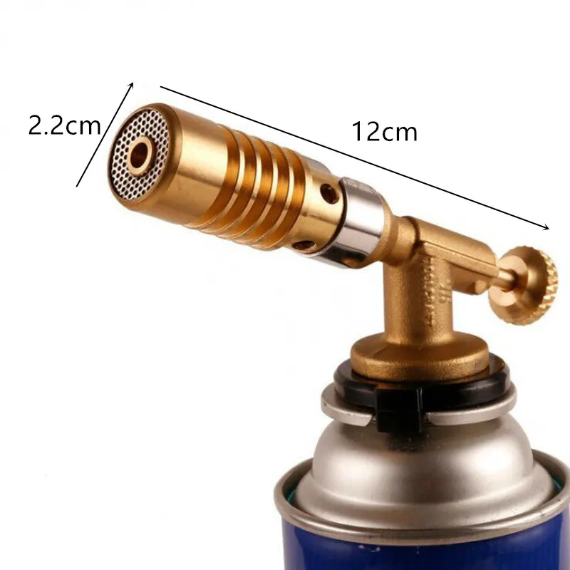 Welding Torch Portable Gas Burner Flame Gun Blowtorch Copper Flame Butane gas-Burner Lighter Heating Welding For Outdoor Camping