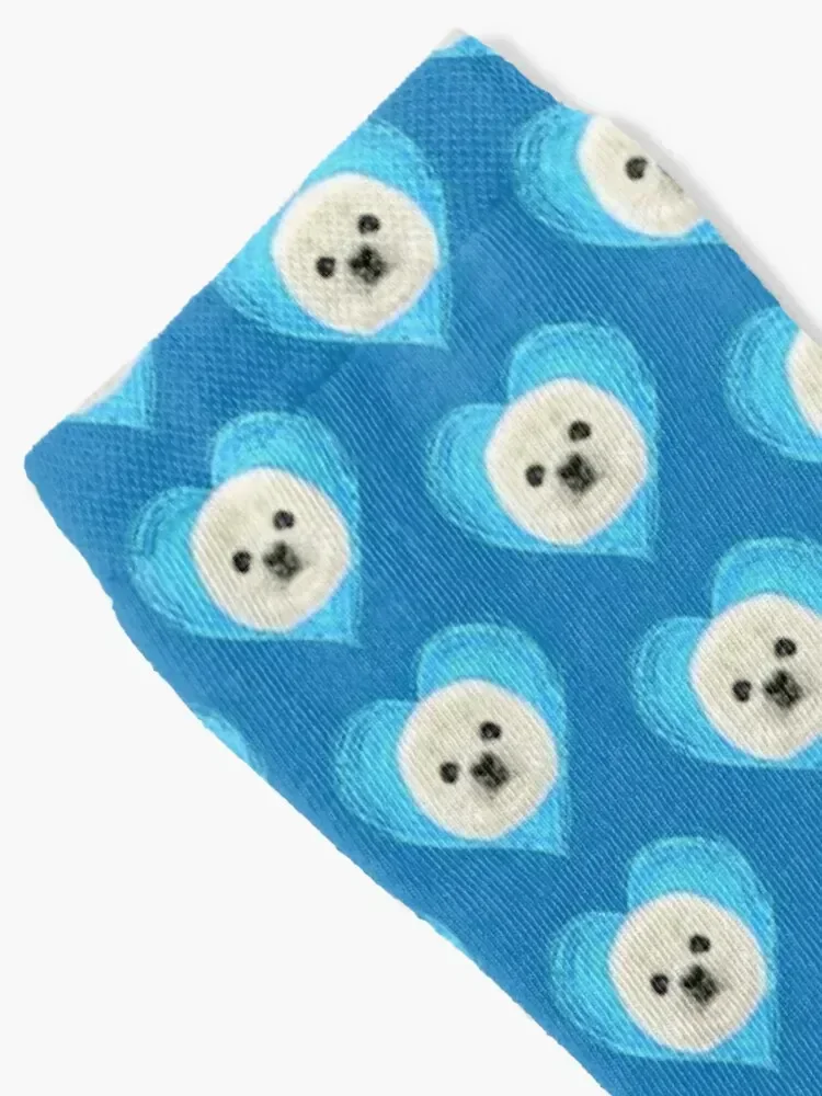 Baby seal gift howler seal cute seals Socks christmas stocking Wholesale Socks Ladies Men's