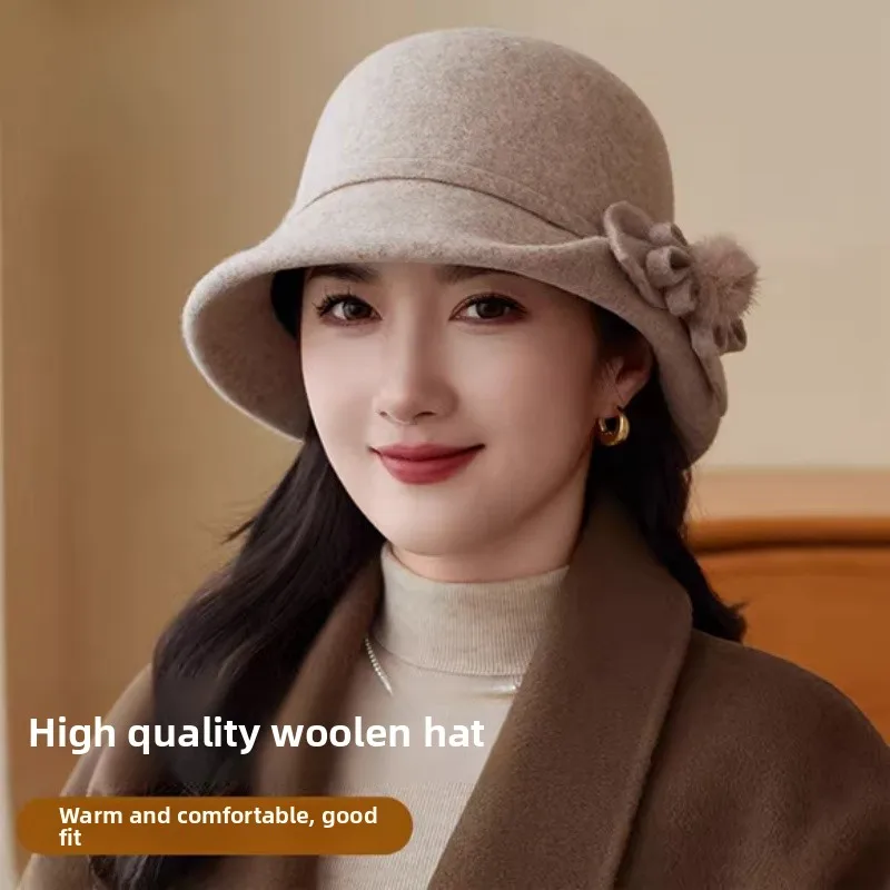 thiened-ウール-ファイアマン-ハット-中年および女性向け-秋冬-カジュアル-スレ-ファッショナブルで実用的なキャップ