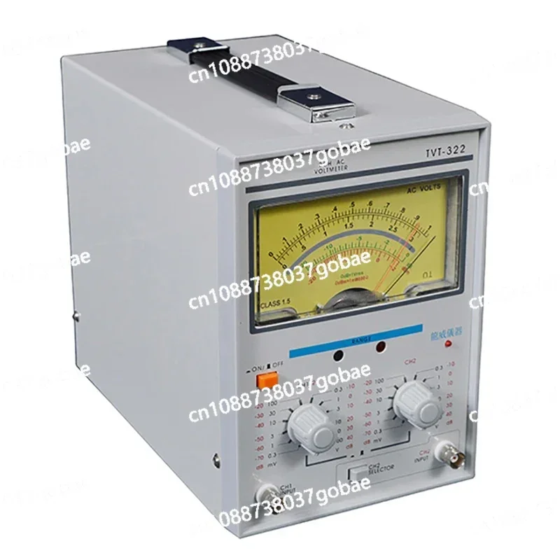 TVT-322 Dual Channel Milivoltmeter Double Needle Millivoltmeter New Design High Quality Pointer Voltage Measuring Instruments