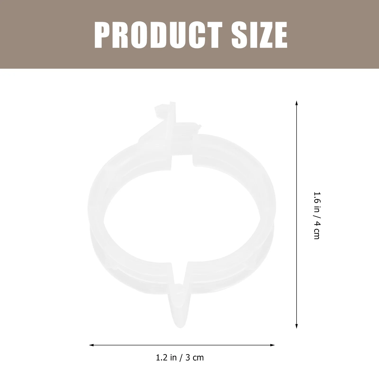 

200Pcs Plastic Plant Vine Clips Reliable Grafting Clamps for Garden Flower Stem Straightening Support Accessories