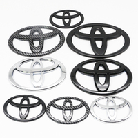 Toyota Front And Rear Logo Badge Logo Stickers For Toyota RAV4 Camry Corolla Ralink Yaris Ruizhi Highlander Trunk Logo Stickers