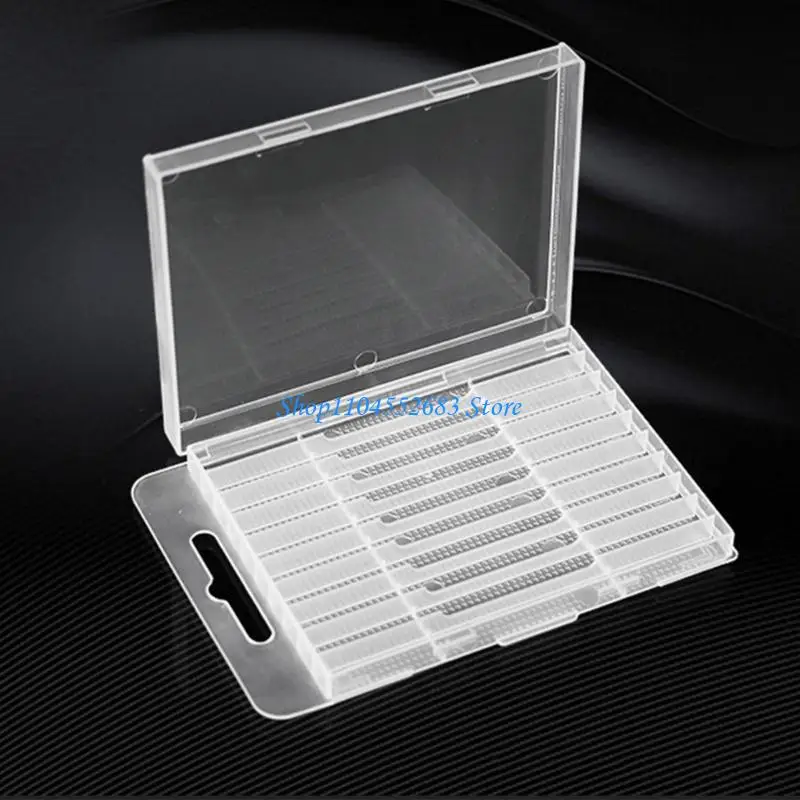 Y6GD Tool Accessory Box Clear Plastic Case Thickened Construction and Portable Hook for Efficient Organization