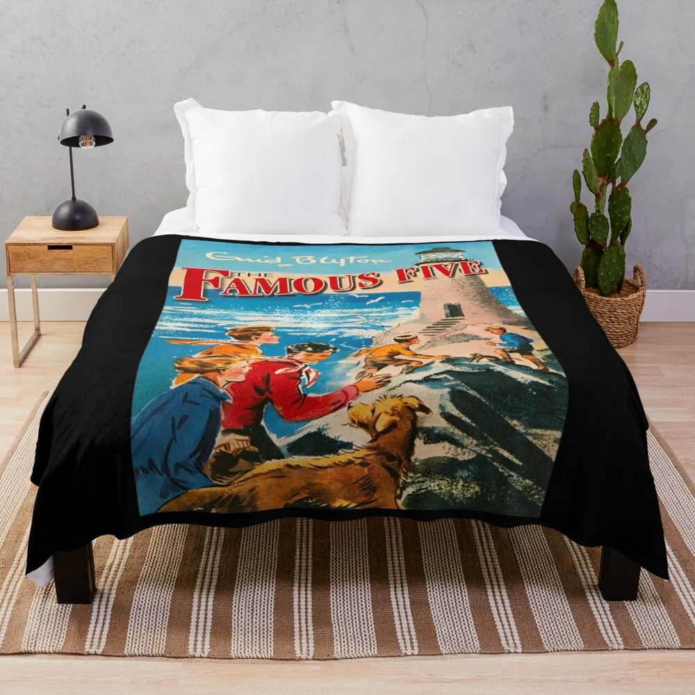 

He Famous Five \t Throw Blanket Moving decorative Loose Hairys Blankets