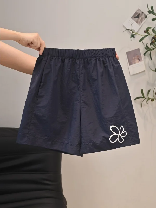 

American Dopaamine Sports Nylon Quick Dry Shorts Women's Summer New Fashion Loose Casual Pants Korean Style Commute