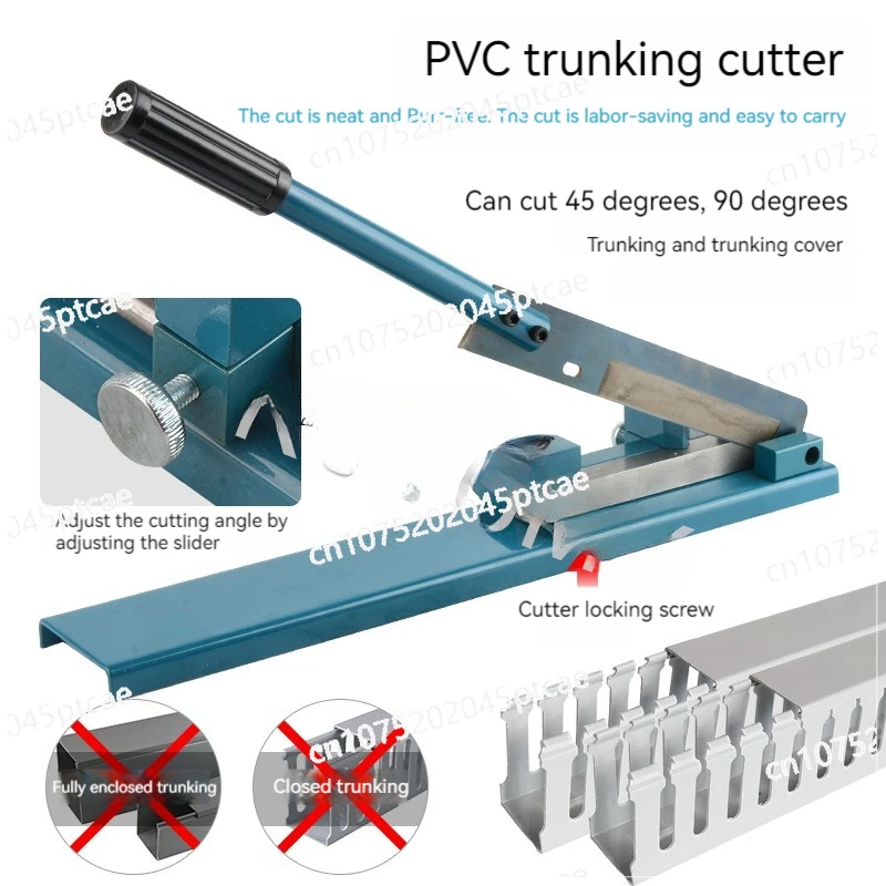 Multifuntional Din Rail Cutter, Portable Cutting Tool, Easy Cut, Double Wire Guide, Cutting Machine