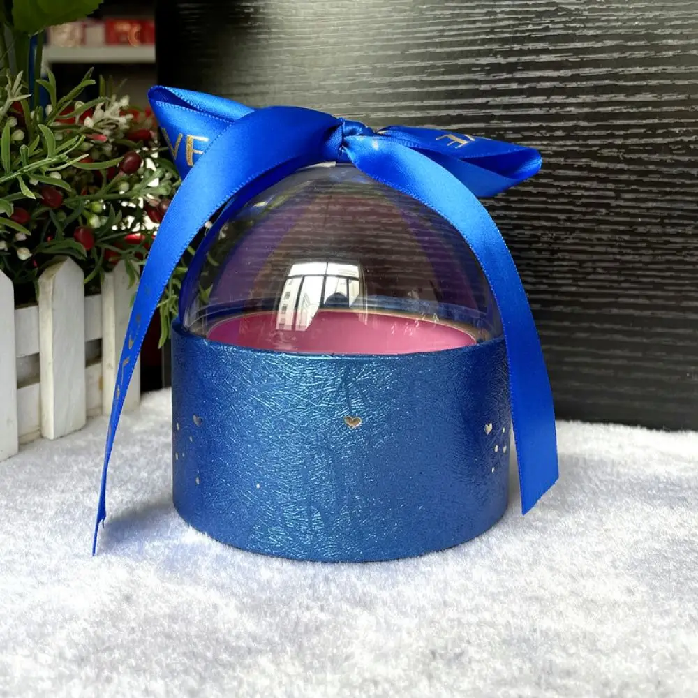 Versatile Paper Gift Box Semi Circle Container For Wedding Party Favors Holiday Celebration Apple Candy Wrapping