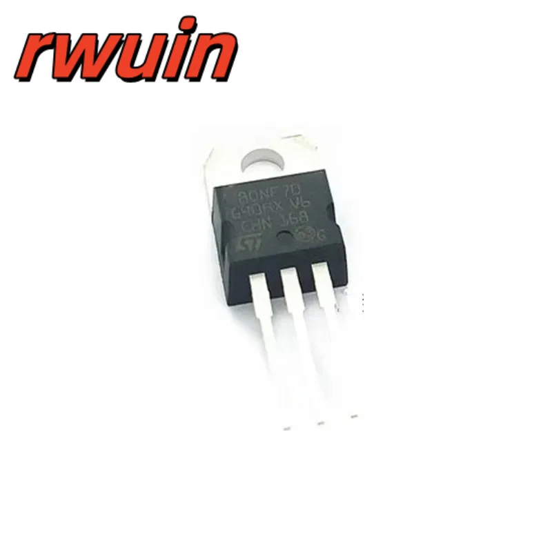 Original 100% New 10-200PCS/LOT 80NF70 STP80NF70 TO-220 Chipset