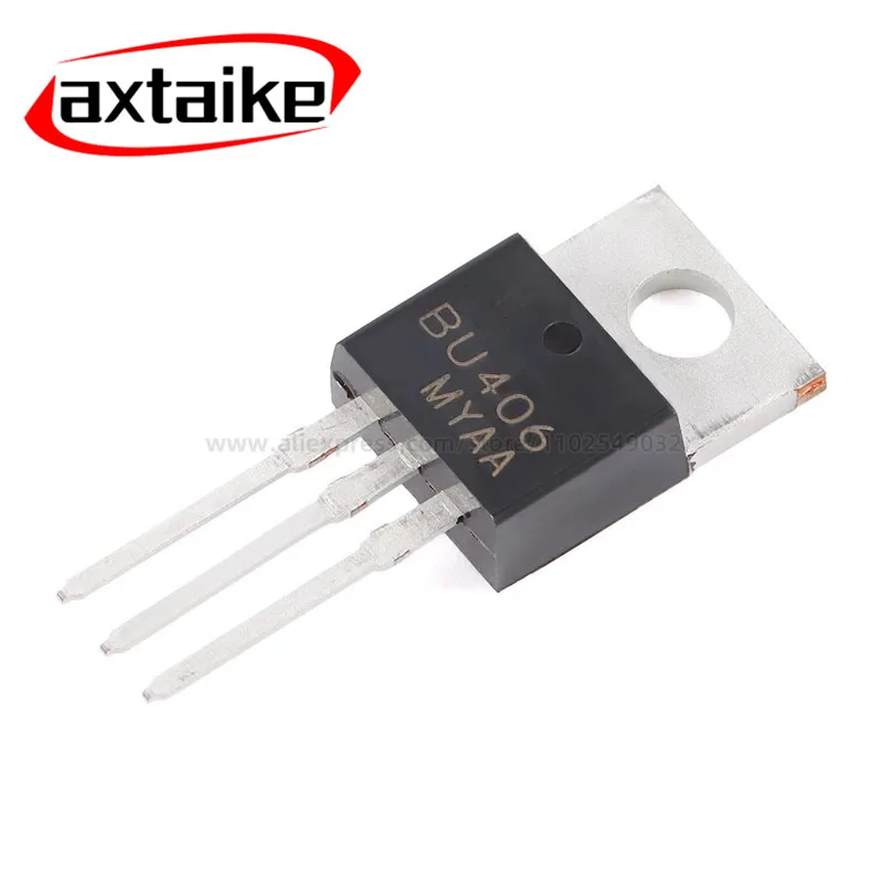10PCS BU406 TO220 NPN 200V 7A DIP SCHALT TRANSISTOR Luftbefeuchter Triode