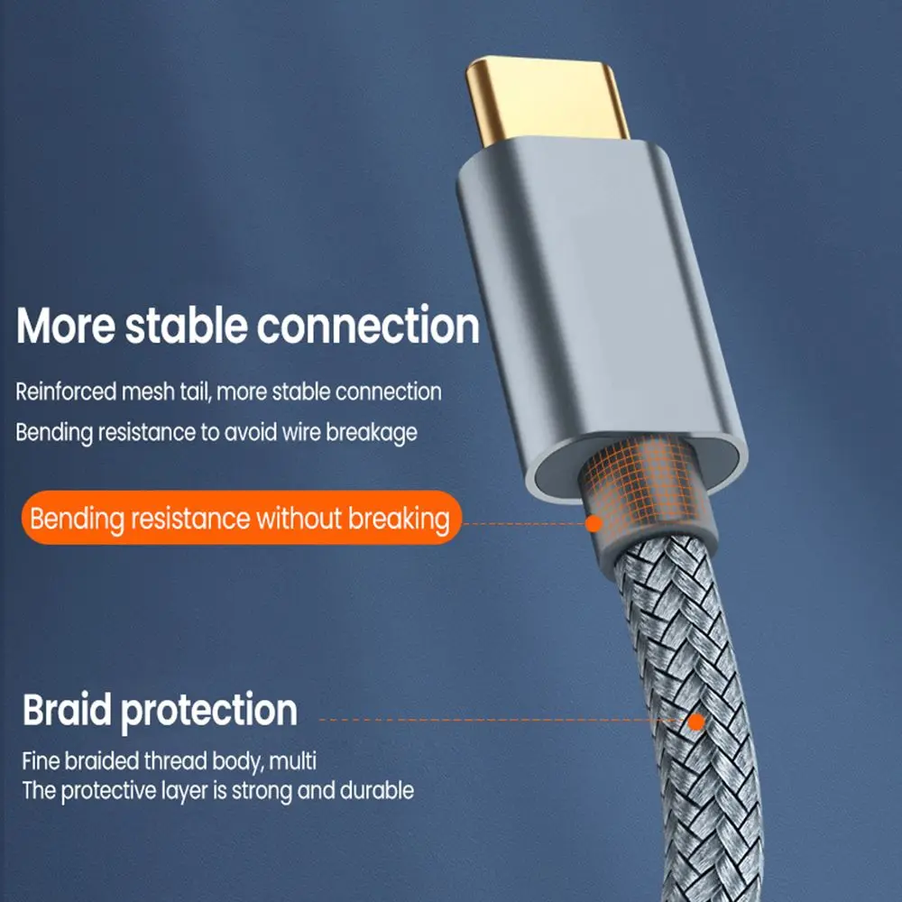 Durable Computer Laptop High Speed USB Type-C to USB B 2.0 Printer Printer Cable For Epson HP Brother